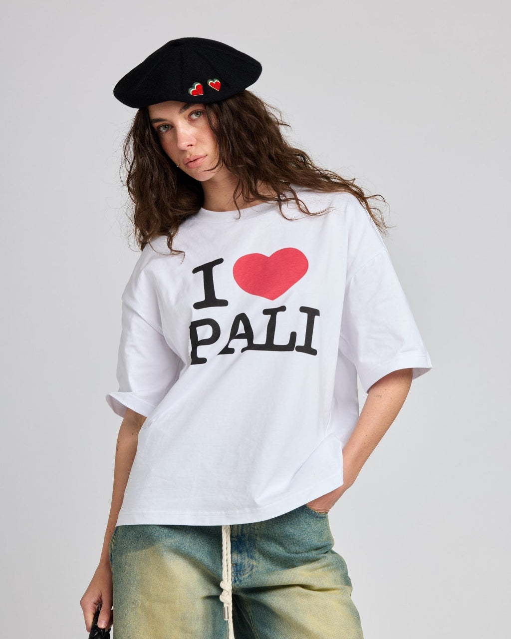 I Love Pali Tee White