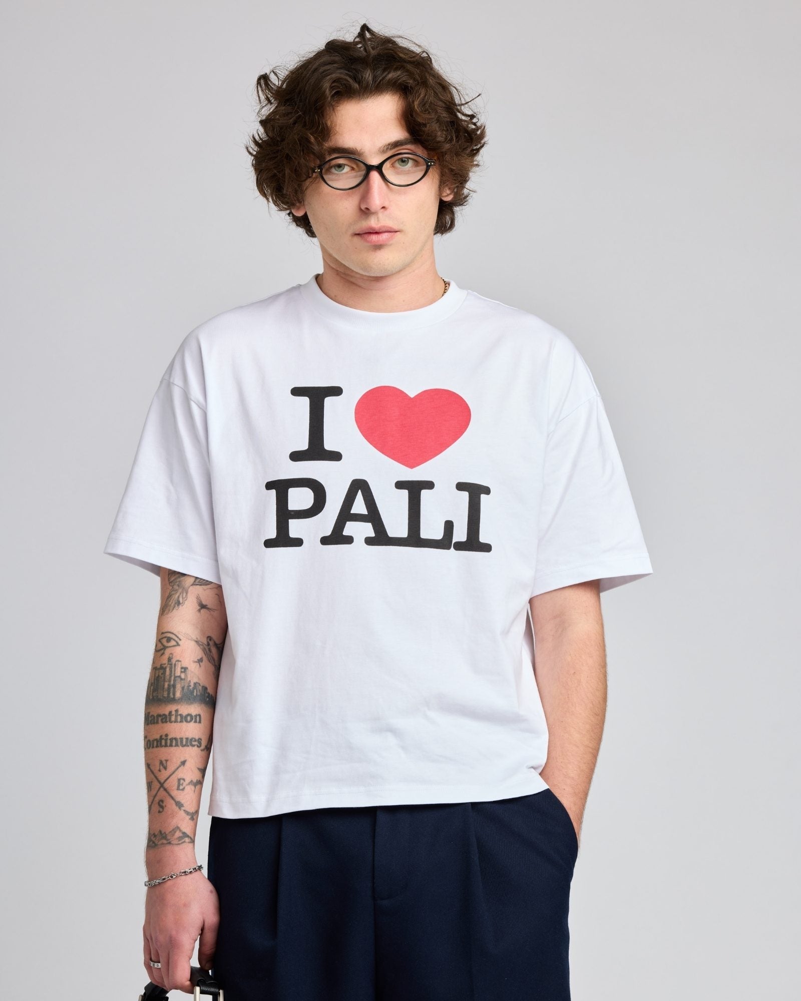 I Love Pali Tee White